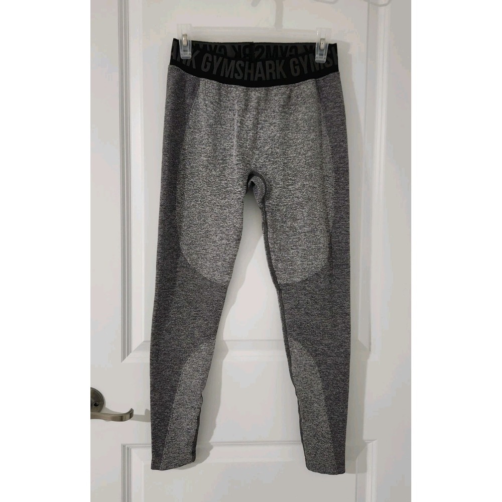GYMSHARK‎ Flex Leggings Gray/Black Women's Size L